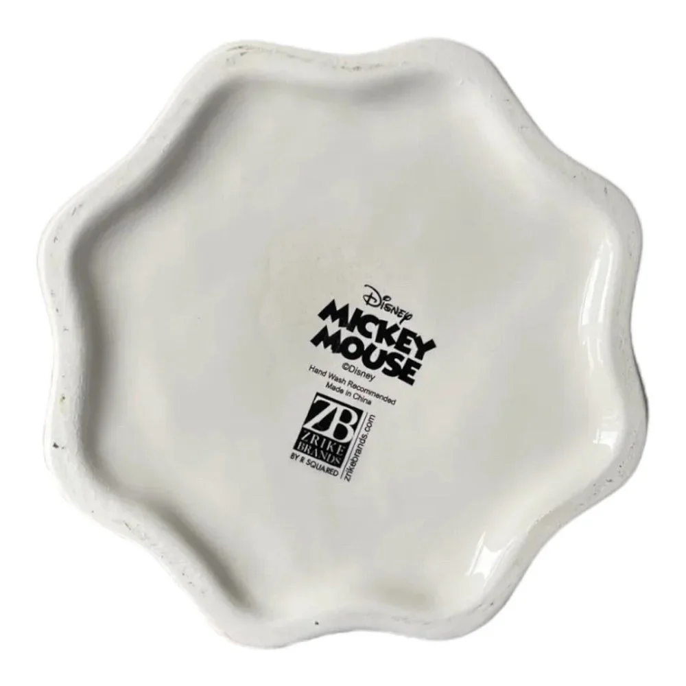 Disney’s Mickey Mouse Ghost Halloween Cookie‎ Jar Canister BOO Ears Candy Trick